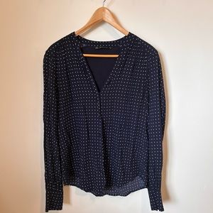 Navy Blue Zara Blouse